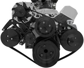 March Performance 22082-08 Standard And Mid Mount Serpentine Conversion Kit Sb-che
