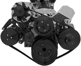 March Performance 22087-08 Standard And Mid Mount Serpentine Conversion Kit Sb-che