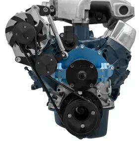 30060-08 March Performance Serpentine Alternator Drive Kit Ford 351w With Electr