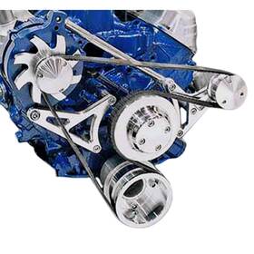 March Performance 30100-08 Serpentine Pulley And Bracket Conversion Kit Se