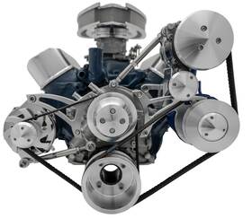 March Performance 30176 High Water Flow Ultra Serpentine Drive Kit 1969-later Fo