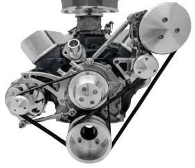 2-late March Performance 30371 High Water Flow Ultra Serpentine Drive Kit 1969 1/2-late
