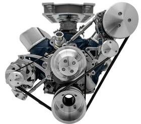 March Performance 30381 High Water Flow Ultra Serpentine Drive Kit 1969 1/2-late
