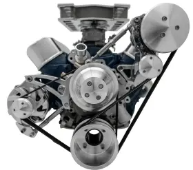 2-late March Performance 30381 High Water Flow Ultra Serpentine Drive Kit 1969 1/2-late