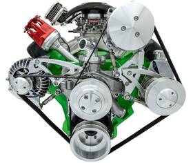 March Performance 40560 Deluxe High Water Flow Serpentine Pulley Kit Bb-chrysler