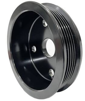March Performance 4251-08 1988 - 1992 Chevy Truck Serpentine Crankshaft Pulley 2.8l 3.4l Underdrive Black