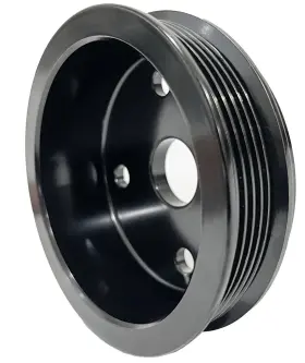 4251-08 March Performance 1988 - 1992 Chevy Truck Serpentine Crankshaft Pulley 2.8l 3.4l Underdrive Black