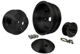 March Performance 6380-08 Serpentine Conversion Pulley Set - High Water Flow Rat
