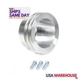 March Performance 70021 7021 One Bb Chevy Pulley Natural Aluminum High And Racing Parts