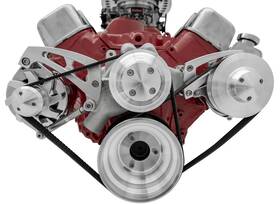 March Performance Ca23053 Gm Bb Lwp Mid Mt Alt/ps With Chrm Accs. Pulley/brkt Pol K
