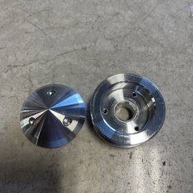 March Performance Mpp 206 206 6-rib Aluminum Alternator Serpentine Pulley With Cover
