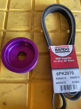 Massive Speed System Maen8327.4 Udp Under Drive Pulley Focus Zetec 00-04 Svt 2pc Crank Water Pump Kit