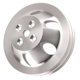 Maxpeedingrods 0c4xn3 Chrome Direct Short Pulley For Chevy Big Block 396-454 Water Pump Mount New