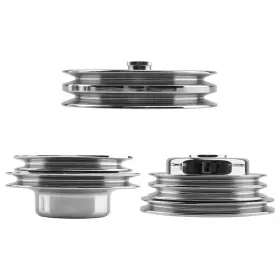 0xsiu6 Maxpeedingrods Big Block Chevy Chrome Pulley For 396 427 454 Crankshaft Steering Water 3pc 0xsiu6 Maxpeedingrods Big Block Chevy Chrome Pulley For 396 427 454 Crankshaft Steering Water 3pc