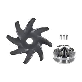 Maxpeedingrods 1nis5e Single Groove Billet Alternator Fan Pulley Kit For Buick 350 400 455 Direct Fit