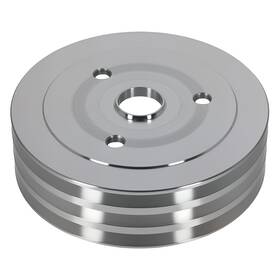 Maxpeedingrods 1r0luw Aluminum Triple 3 Groove Crankshaft Crank Pulley Swp For Sbc 262 327 400