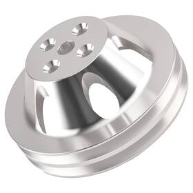 Maxpeedingrods 2y4iks Chrome Direct Short Pulley For Chevy Big Block 396-454 Water Pump Mount New