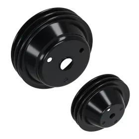 8eijrh Maxpeedingrods 2 Double Groove Lwp Long Water Pump Crankshaft Pulley For Sbc Small Block Chevy