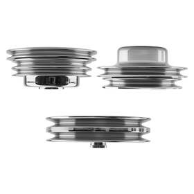 Maxpeedingrods 9f0apg Big Block Chevy Crankshaft Pulley For 396 427 454 Chrome Water Pump 3pc Set