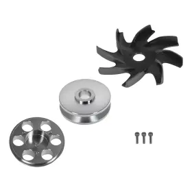 Bnu5xd Maxpeedingrods Single Groove Billet Pulley And Fan For Gm Pontiac 326 389 400 455 Direct Fit