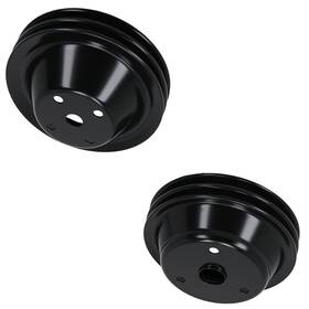 Maxpeedingrods Cmd1k0 Chrome Water Pump System For Chevrolet 262-400 Small Block V8 Double Pulley