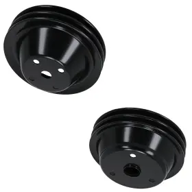262-400 Maxpeedingrods Cmd1k0 Chrome Water Pump System For Chevrolet Small Block V8 Double Pulley