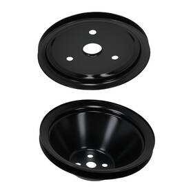 Maxpeedingrods Cvb28d Chrome Short Water Pump Pulley For Chevrolet V8 262-400 Direct Fit Style
