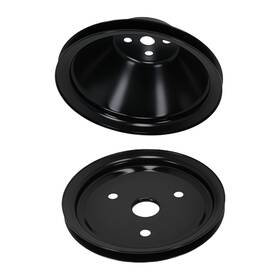 Maxpeedingrods Dk58q4 Single Groove Steel Short Water Pump Pulley Kit For Small Block Chevy 305 Swp