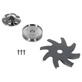 H0zrac Maxpeedingrods Single Groove Billet Pulley And Fan For Gm Pontiac 326 389 400 455 Direct Fit