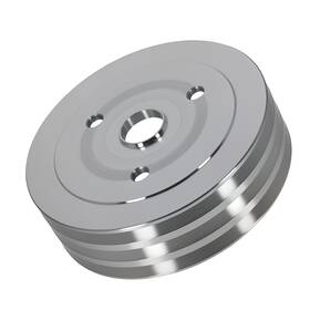 Maxpeedingrods Jczxy2 Aluminum Triple 3 Groove Big Block Crankshaft Pulley For Chevy 396 454 Bbc