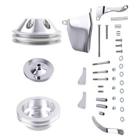 Maxpeedingrods Je81xh Long Water Pump Pulley Bracket Kit For Sbc Chevy 302 305 307 327 350 283 With Bolt