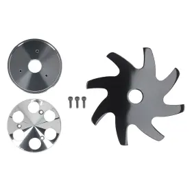Jm7ld2 Maxpeedingrods Single Groove Billet Alternator Fan Pulley For Gm Sbc Bbc Buick 350 400 455 V6