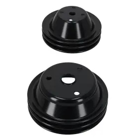 L7fmzs Maxpeedingrods Double Groove Black Steel Long Water Pump And Crankshaft Pulley For Sbc Chevy 283 L7fmzs Maxpeedingrods Double Groove Black Steel Long Water Pump And Crankshaft Pulley For Sbc Chevy 283