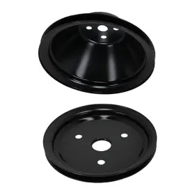 Leiq7m Maxpeedingrods Single Groove Steel Short Water Pump Pulley Kit For Small Block Sbc Chevy 283