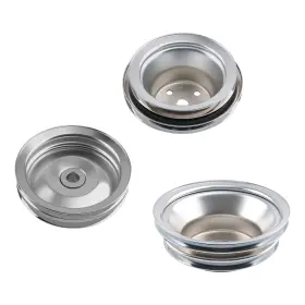 M7l18j Maxpeedingrods Bbc Chrome Steering Pulley For Chevy 396 427 454 Crankshaft Water Pump Kit