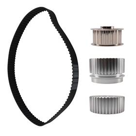 Maxpeedingrods M7sjkp Aluminum Gilmer Belt Drive Pulley Kit For Ford Small Block 351w Power System