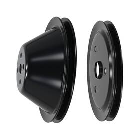 Maxpeedingrods N4trxq Single Groove Short Water Pump Pulley For Sbc 262-400 V8 Direct Replacement
