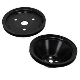 Maxpeedingrods Oqjp1r Short Water Pump Pulley And Crankshaft Single 1 Groove For Small Block Chevy Sbc