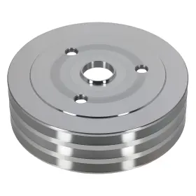 P8w4yk Maxpeedingrods Aluminum Triple 3 Groove Crankshaft Crank Pulley Swp For Chevy Sbc 400 350