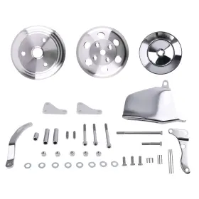Qgv9fu Maxpeedingrods 1/2 Groove Water Pump Pulley And Bracket Kit For Small Block Chevy 283 327 350 400 Qgv9fu Maxpeedingrods 1/2 Groove Water Pump Pulley And Bracket Kit For Small Block Chevy 283 327 350 400