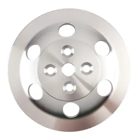 396-454 Maxpeedingrods Rbei1z Chrome Finished Water Pump Pulley For Chevy Big Block Short Type