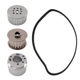 Maxpeedingrods Rk3md9 Aluminum Gilmer Belt Drive Pulley Kit For Ford Sbf 289 302 Complete Assembly