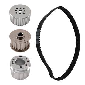 Maxpeedingrods Svj5f3 Aluminum Gilmer Belt Drive Pulley Kit For Ford Small Block 351w Power System