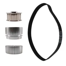T3lr5w Maxpeedingrods Aluminum Gilmer Belt Drive Pulley Kit For Ford 351w Assembly Set