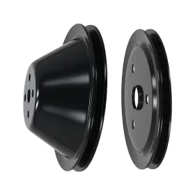 262-400 Maxpeedingrods Ucgqb6 Single Groove Short Water Pump Pulley For Sbc V8 Direct Replacement