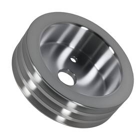 Maxpeedingrods V1tpol Aluminum Triple 3 Groove Big Block Crankshaft Crank Pulley For Sbc 262 327 400