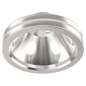 Maxpeedingrods Vlp856 Short Water Pump Pulley Chrome Plated For Chevrolet Bbc 396-454 2 Groove Swp