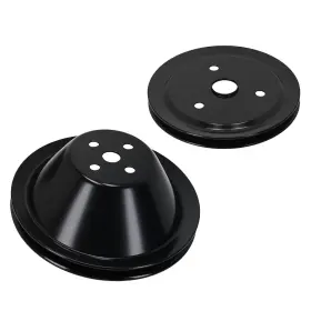 X3ag6k Maxpeedingrods Short Water Pump Pulley And Crankshaft Single 1 Groove For Small Block Chevy 305