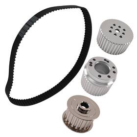 Maxpeedingrods Xmip5q Aluminum Gilmer Belt Drive Pulley Kit For Ford 289 302 351w Performance Set