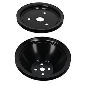Maxpeedingrods Xne0ra Short Water Pump Pulley And Crankshaft Single 1 Groove For Small Block Chevy Sbc